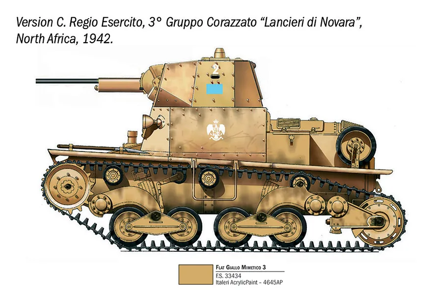Italeri 1/35 Carro Armato L6/40 Scaled Plastic Model Kit image 5