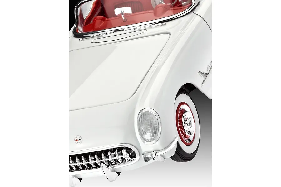 Revell 1/24 1953 Chevrolet Corvette Car Scaled Plastic Model Starter Kit image 5