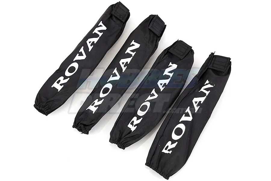 Rovan Black Outerwear Baja Shock Cover Set 4Pcs image 15565