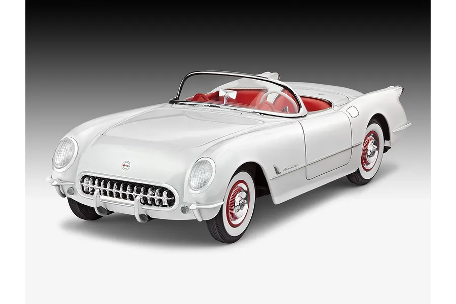 Revell 1/24 1953 Chevrolet Corvette Car Scaled Plastic Model Starter Kit image 11