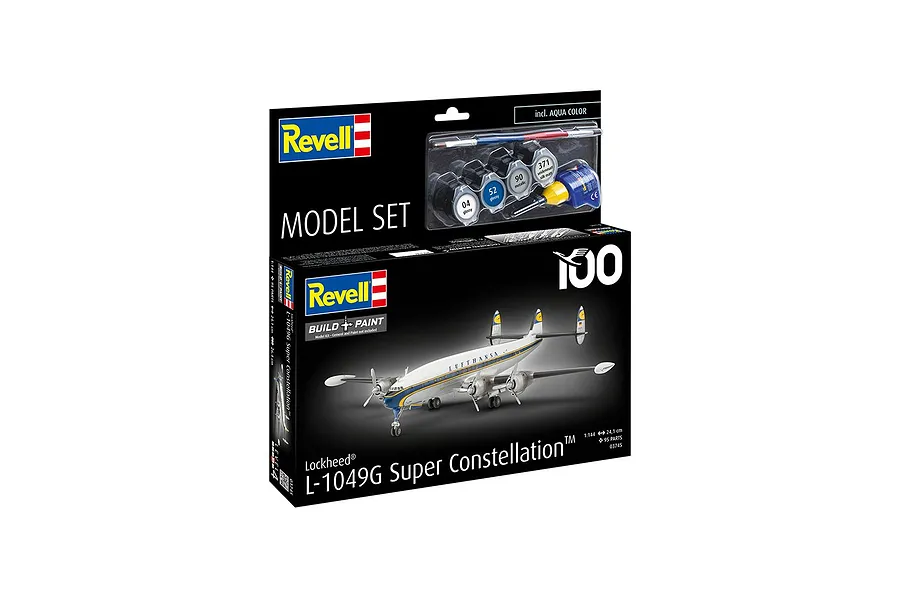 Revell 1/144 Lockheed L.1049G Super Constellation Scaled Plastic Model Starter Kit image 8