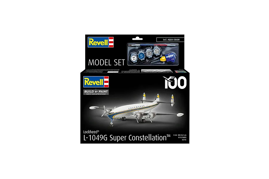 Revell 1/144 Lockheed L.1049G Super Constellation Scaled Plastic Model Starter Kit image 9