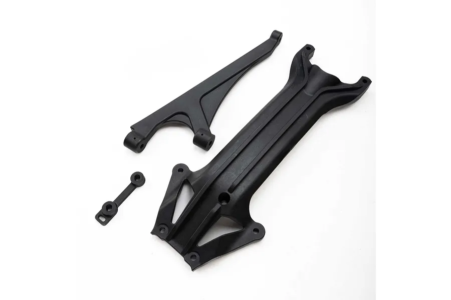 Losi Front Chassis Brace Set - Black image 1