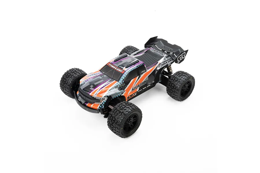 Pro-Line 1/16 Racing Jaeger MT Tyres on Black Split Six Rims - Glued Wheels 2Pcs image 7