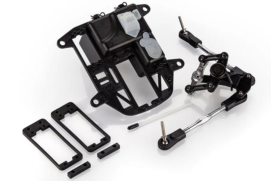 Rovan Black Symmetrical Steering Conversion Kit image 15617