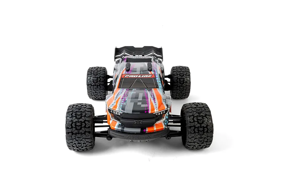 Pro-Line 1/16 Racing Jaeger MT Tyres on Black Split Six Rims - Glued Wheels 2Pcs image 10