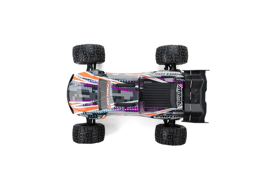 Pro-Line 1/16 Racing Jaeger MT Tyres on Black Split Six Rims - Glued Wheels 2Pcs image 11