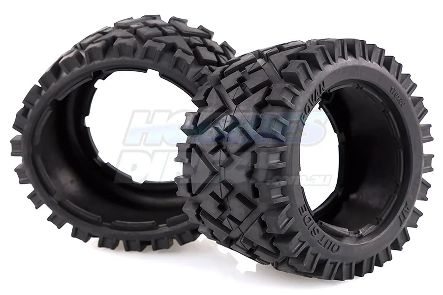 Rovan 4.7/5.5&amp;quot; Baja 5B Rear All Terrain Tyres 2Pcs image 15637