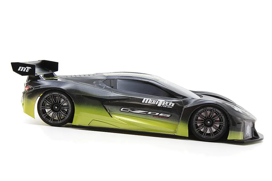 MonTech 1/10 190mm C-Z06 GT3 Unpainted Body Shell - Clear image 2