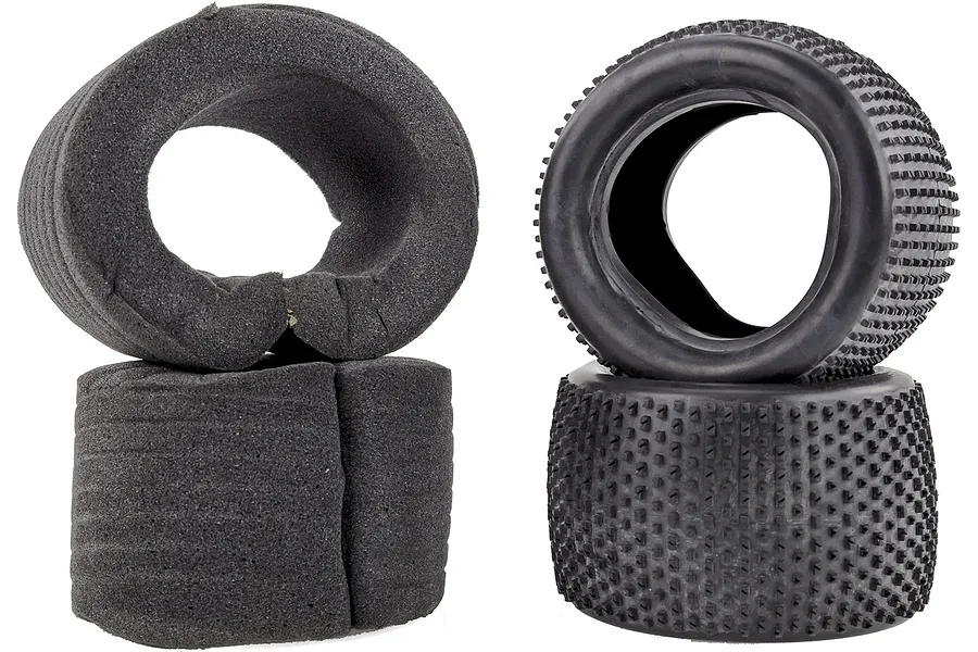 HSP 3.3&amp;quot; Knobby Tyres w/ Foam Inserts 2Pcs image 15660