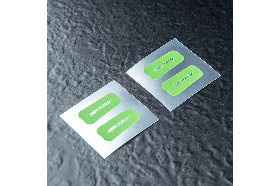 MST TE37 Wheel Stickers/Decal Set - Green image 1