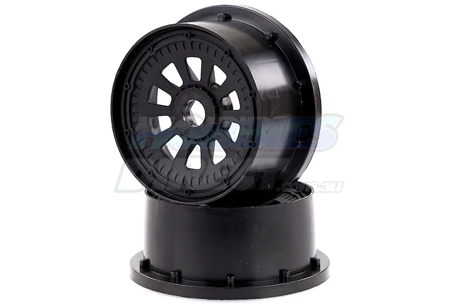 Rovan 4.7/5.5&amp;quot; 5IVE-T Black Rims Set 2Pcs image 15677