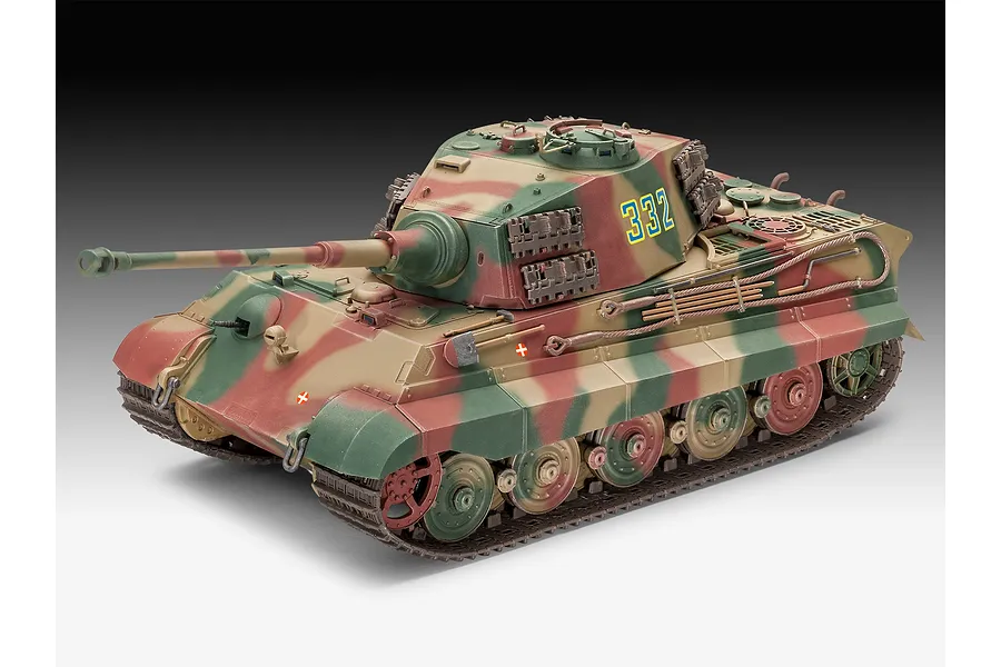 Revell 1/35 Tiger II Ausf. B Henschel Turret Scaled Plastic Model Starter Kit image 9