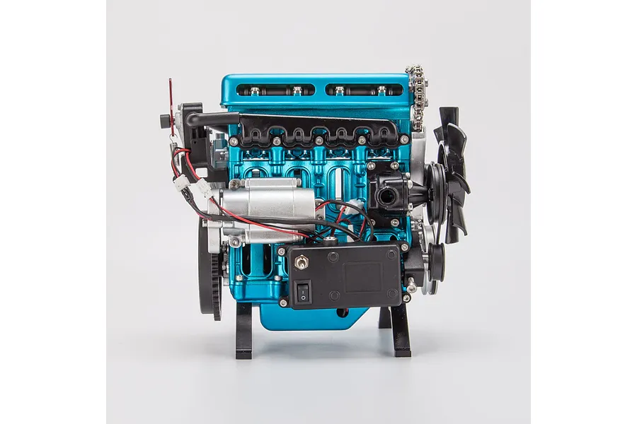 Teching DM111 Turbocharged Four Cylinder Engine Scaled Metal Model Kit image 4