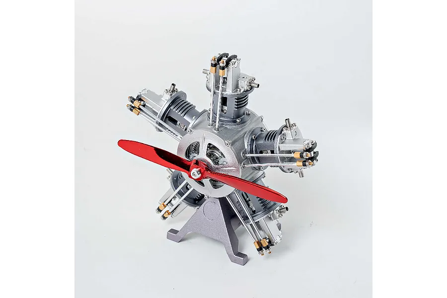 Teching DM116 5 Cylinder Radial Engine Scaled Metal Model Kit image 2