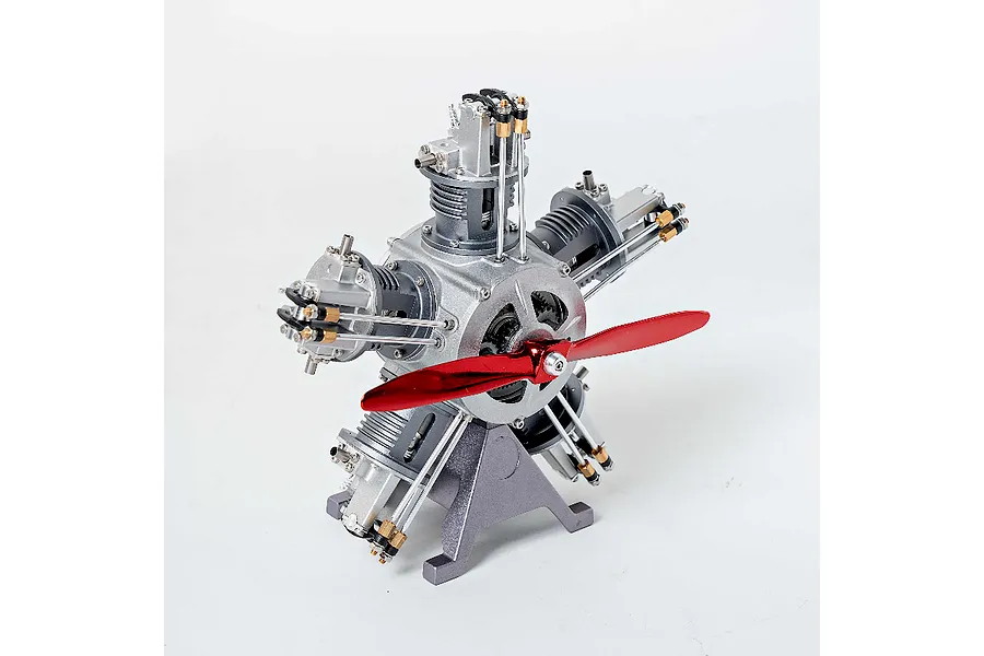 Teching DM116 5 Cylinder Radial Engine Scaled Metal Model Kit image 3