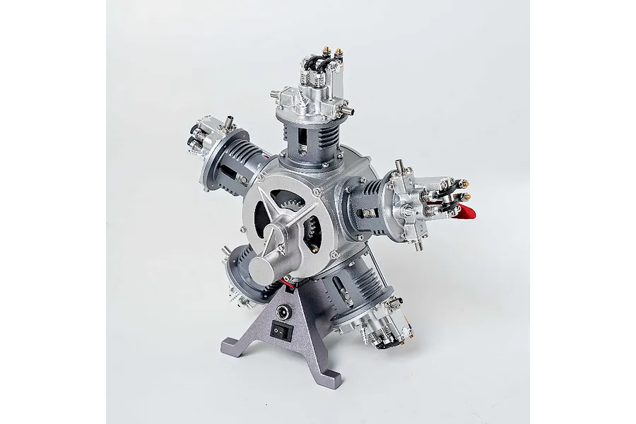 Teching DM116 5 Cylinder Radial Engine Scaled Metal Model Kit image 4