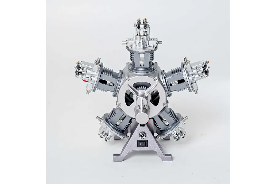 Teching DM116 5 Cylinder Radial Engine Scaled Metal Model Kit image 5