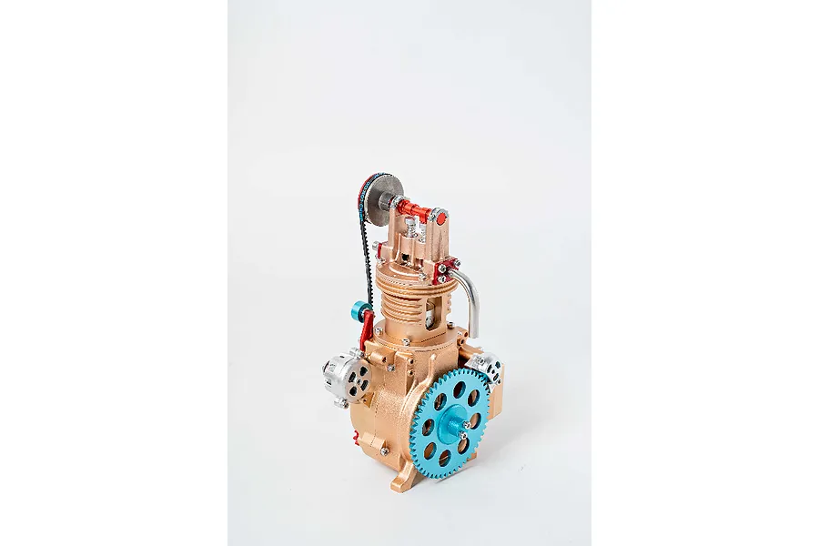 Teching DM117 Single Cylinder Engine Scaled Metal Model Kit image 2