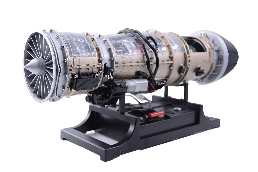 Teching 1/10 DM135 Small Bypass Turbofan Engine Scaled Metal Model Kit image 4