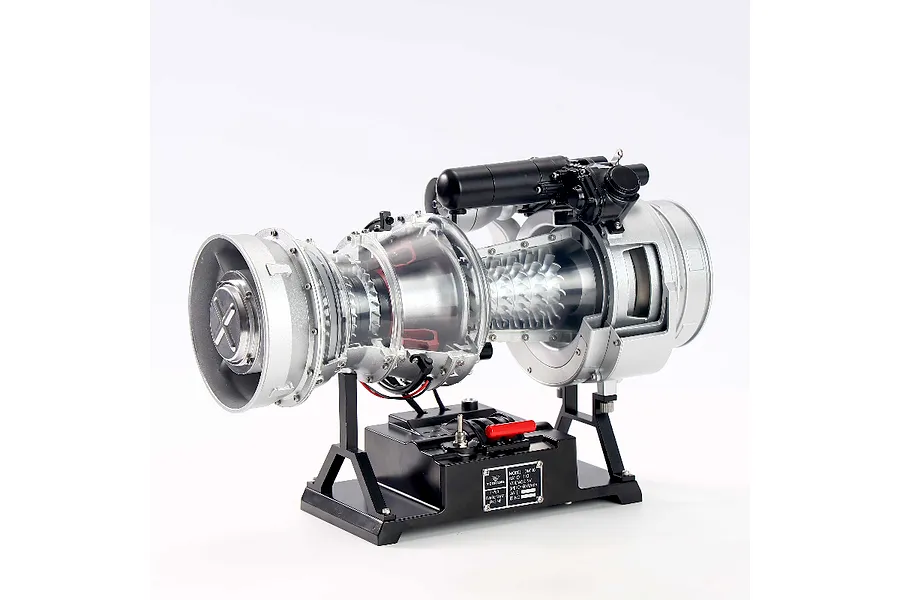 Teching 1/10 DM136 T-700 Turboshaft Engine Scaled Metal Model Kit image 1