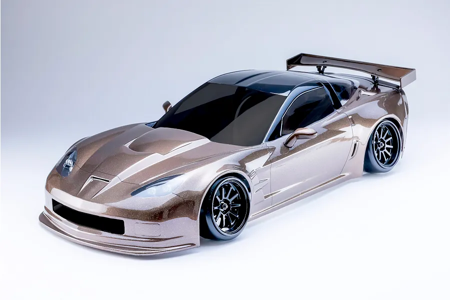Killerbody Corvette GT2 Unpainted Body Shell - Clear image 2