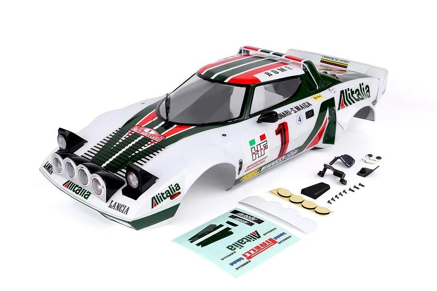 Killerbody 1/10 Lancia Stratos Gr.4 Painted Body Shell - Alitalia image 1