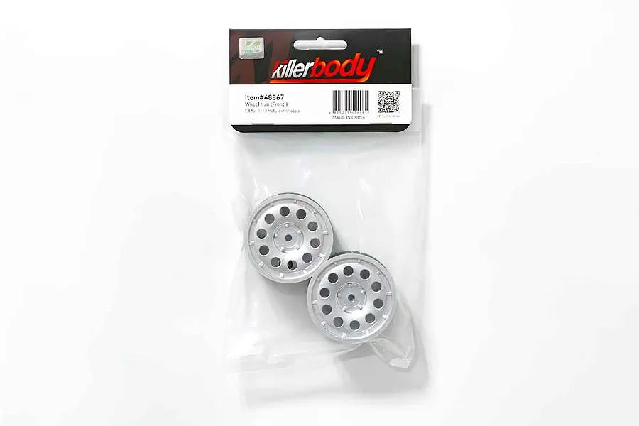 Killerbody 2.0 inch front rally rims in original plastic packaging with header card.