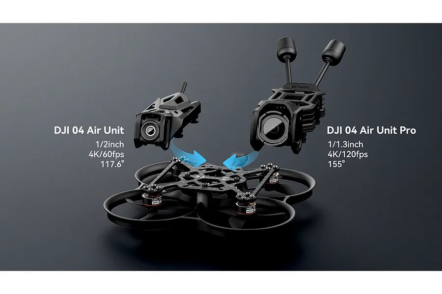 BetaFPV Pavo20 Pro II Frame - Black image 5