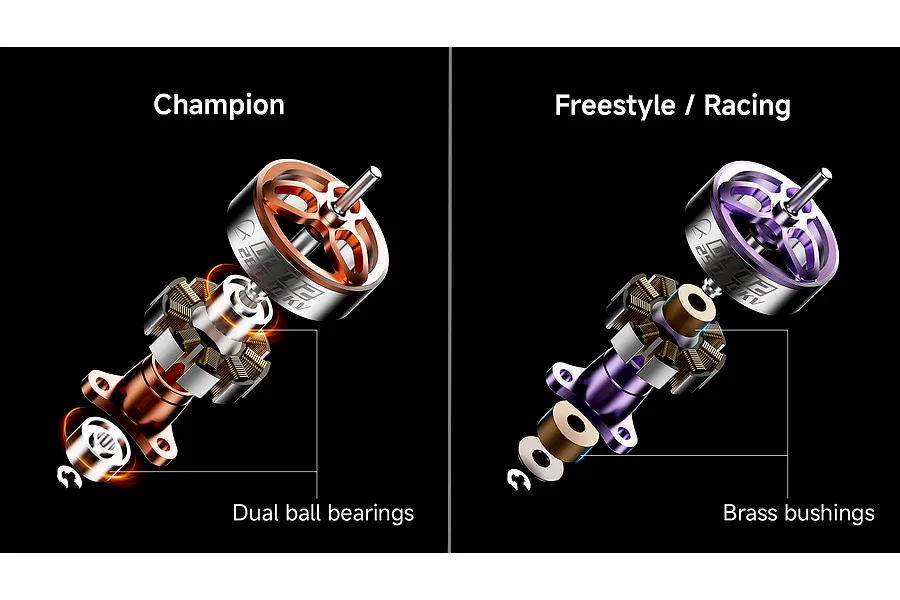 BetaFPV Racing 0802 II 25000KV Brushless Motors 4Pcs - Purple image 5