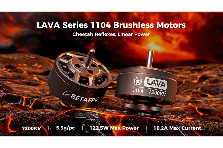 BetaFPV Lava 1104 7200KV Brushless Motor - 24mm image 3