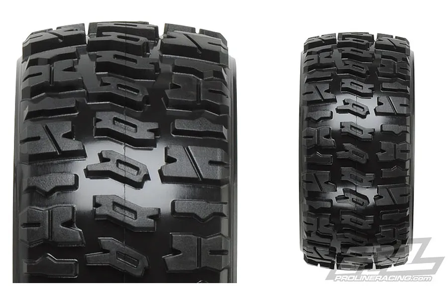 Pro-Line 2.2&amp;quot; Trencher on Black Desperado Rims - Glued Wheels 2Pcs image 15795