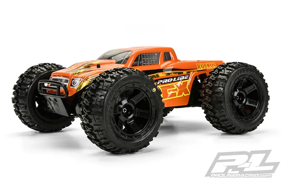 Pro-Line 2.2&amp;quot; Trencher on Black Desperado Rims - Glued Wheels 2Pcs image 15797