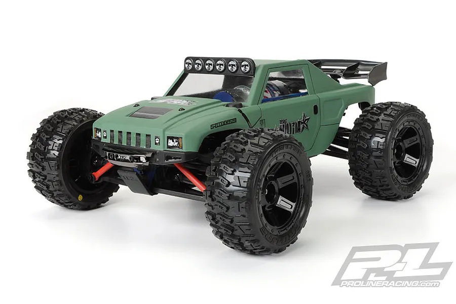 Pro-Line 2.2&amp;quot; Trencher on Black Desperado Rims - Glued Wheels 2Pcs image 15798