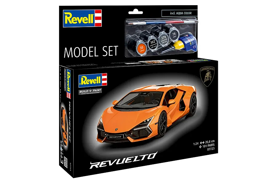 Revell 1/24 Lamborghini Revuelto Car Scaled Plastic Model Kit image 2