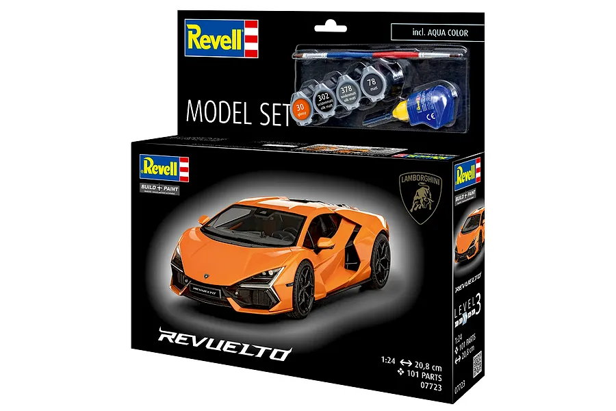 Revell 1/24 Lamborghini Revuelto Car Scaled Plastic Model Kit image 4