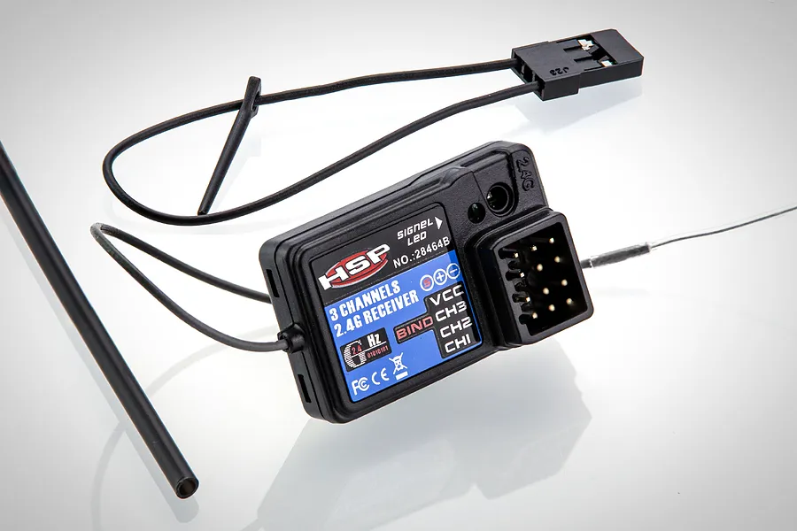 HSP FlySky GR3E 2.4Ghz 3ch Waterproof Receiver image 15827