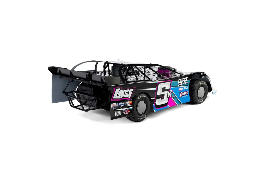 Losi 22S Dirt Late Model RC Dirt Oval Car Electric Brushless 2WD 1/10 Scale RTR - Blue image 14