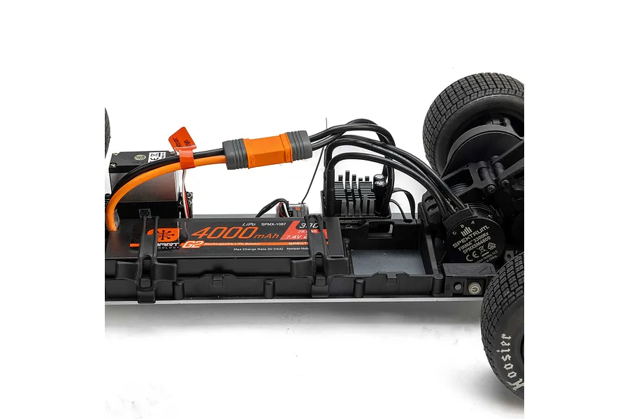 Losi 22S Dirt Late Model RC Dirt Oval Car Electric Brushless 2WD 1/10 Scale RTR - Green image 12