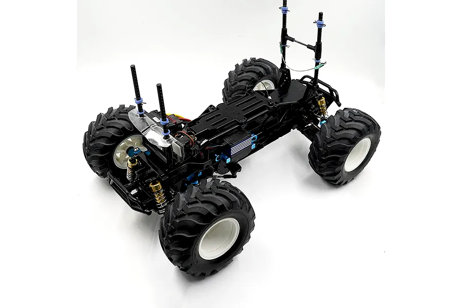 Yeah Racing Aluminium GF-02 Essential Drivetrain Conversion Kit - Blue image 2