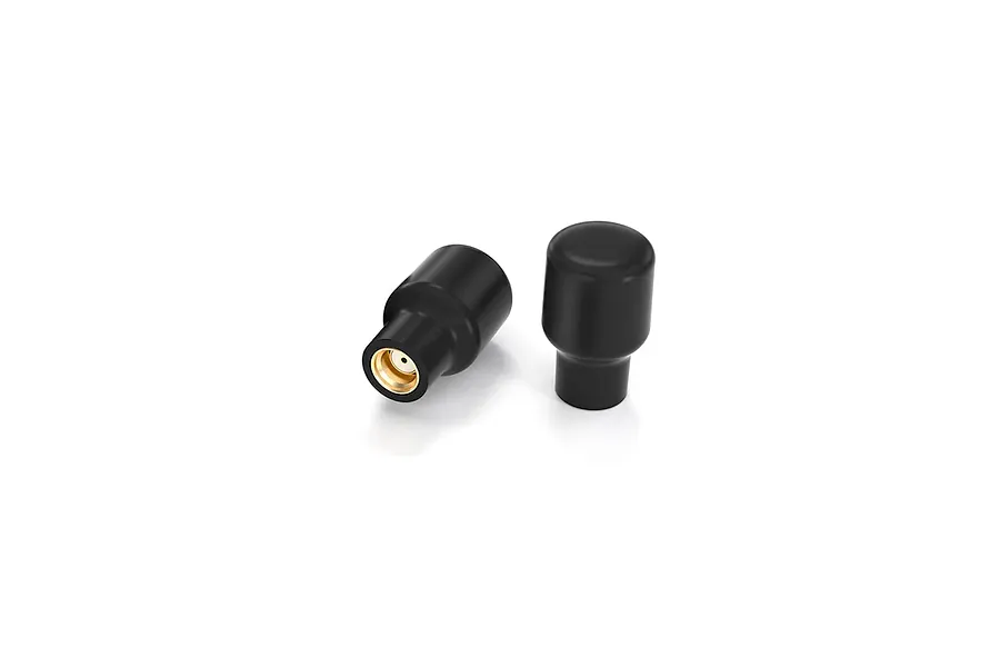 Two black Walksnail Redbird antennas for FPV goggles shown against a white background.