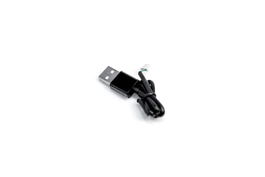 A black USB-A to small white connector cable for CaddxFPV Walksnail Avatar V1, shown against a white background.