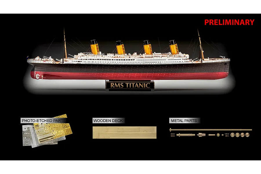 Revell 1/400 Titanic Platinum Edition Scaled Plastic Model Kit image 1