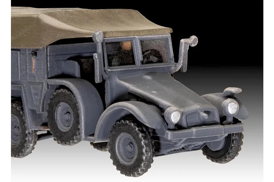 Revell 1/76 Krupp Protze KFZ 69 with 3.7cm Pak Scaled Plastic Model Starter Kit image 4