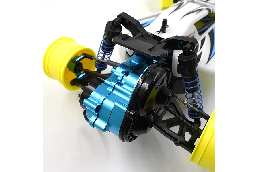 Yeah Racing 1/10 Aluminium Complete Gearbox - Blue image 5