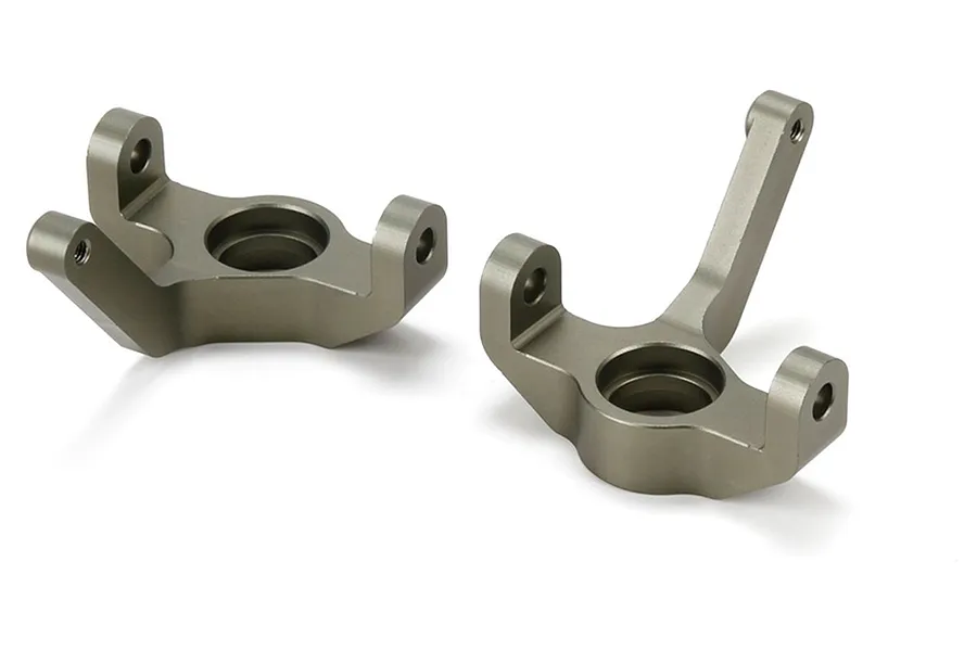 Losi Gunmetal Aluminium Front Spindle Set image 15898