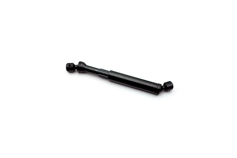 A black RGT front centre CVD driveshaft for RC cars, shown against a plain white background.