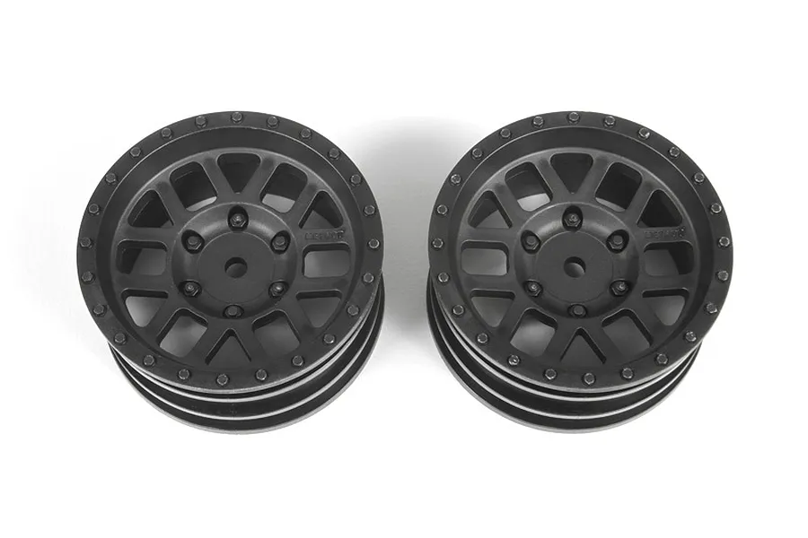 Axial 1.9&amp;quot; Method Mesh Black Rims 2Pcs image 15926