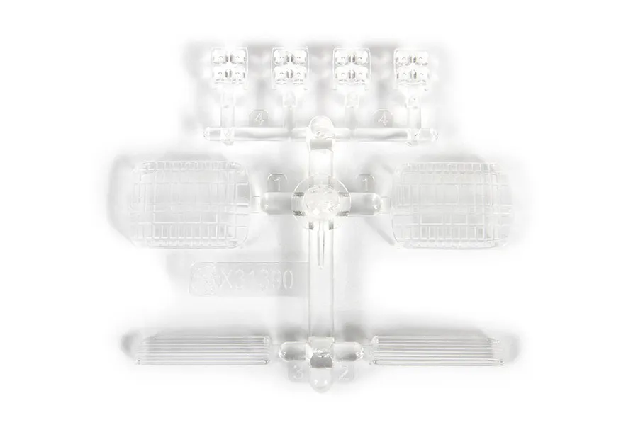 Axial 2000 Jeep Cherokee Headlight &amp;amp; Turning Signal Lenses Kit image 15932