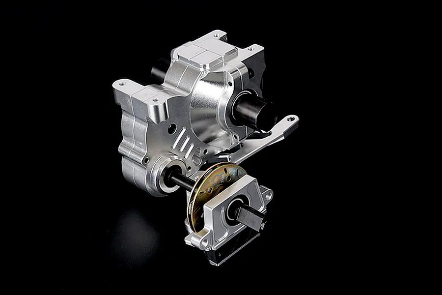 Rovan 1/5 Baja Silver Aluminium Gear Differential Transmission Assembly image 8